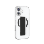 Asli Global MagTrox Siliox Grip Transparent MagSafe Case for iPhone 17 | Black