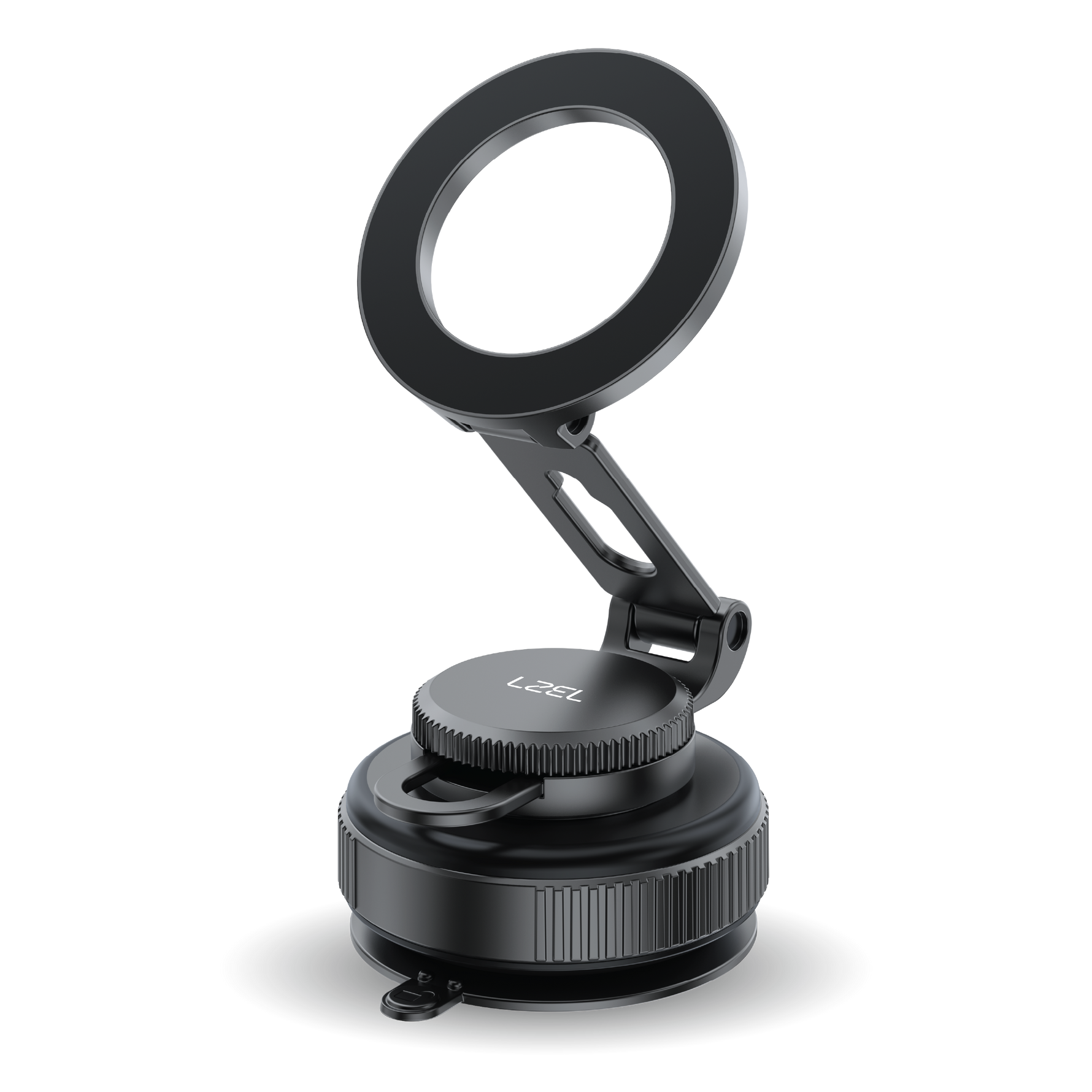 LZEL MagVortex Edge Vacuum Suction Phone Holder 360° Rotation | Black