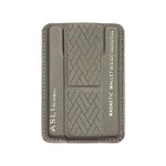 Asli Global Magnetic Leather Wallet |Titanium