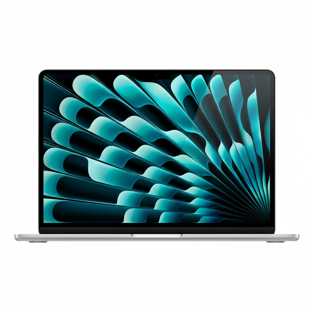 آبل ماك بوك إير M4 (13 إنش) – ذاكرة 16 جيجابايت | تخزين 512 جيجابايت SSD | لون فضي