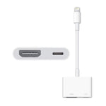 محول Lightning Digital بمنفذ Lightning الي HDMI من Apple | أبيض