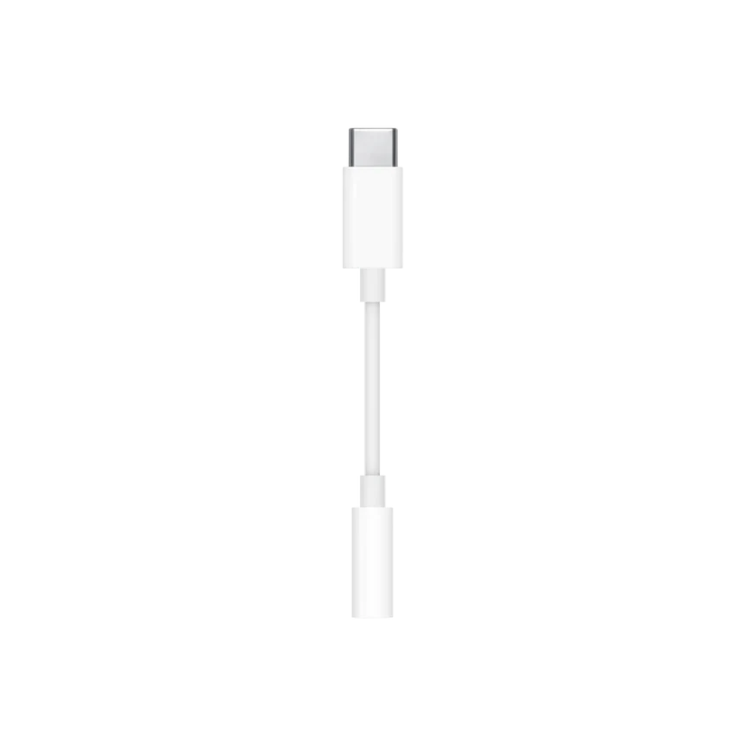 محول USB-C  إلى منفذ سماعات 3.5 ملم | أبيض