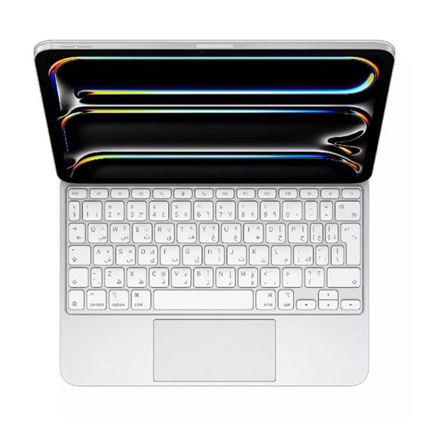 Apple Magic English & Arabic Keyboard for iPad Pro 11-inch 2024 - White | MWR03