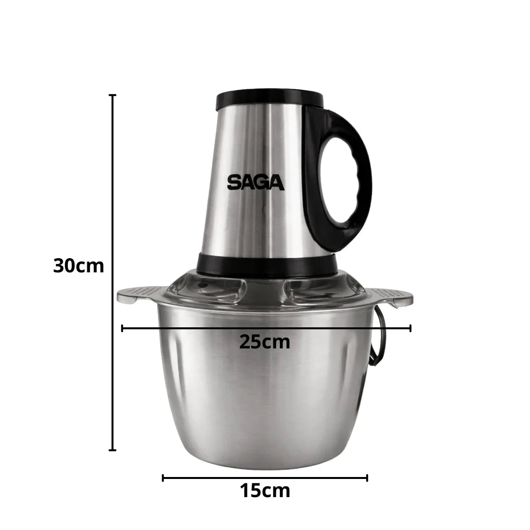 محضر طعام SAGA SG-2614 بسعة 4 لتر وقدرة 1000 واط