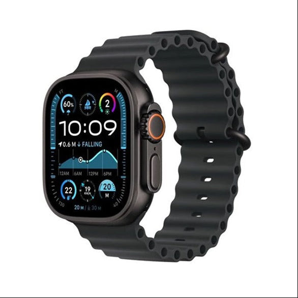 Apple Watch Ultra 2 (2024) - 49mm - GPS + Cellular - Titanium Case - Ocean Band | Black
