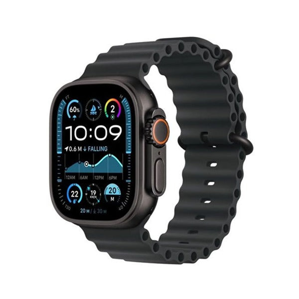 Apple Watch Ultra 2 (2024) - 49mm - GPS + Cellular - Titanium Case - Ocean Band | Black