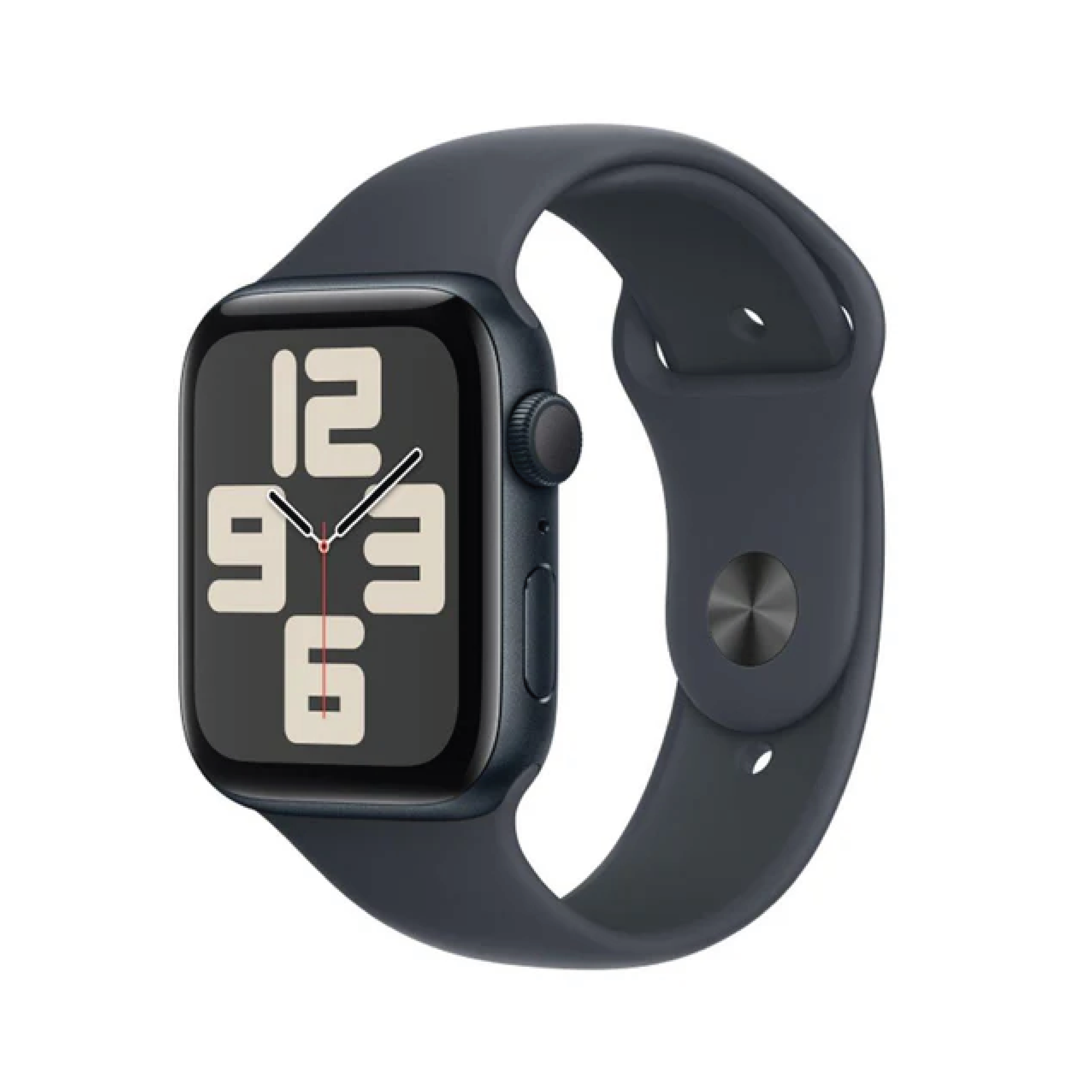 Apple Watch SE GPS + Cellular 44mm Midnight Aluminum Case with Midnight Sport Band M/L