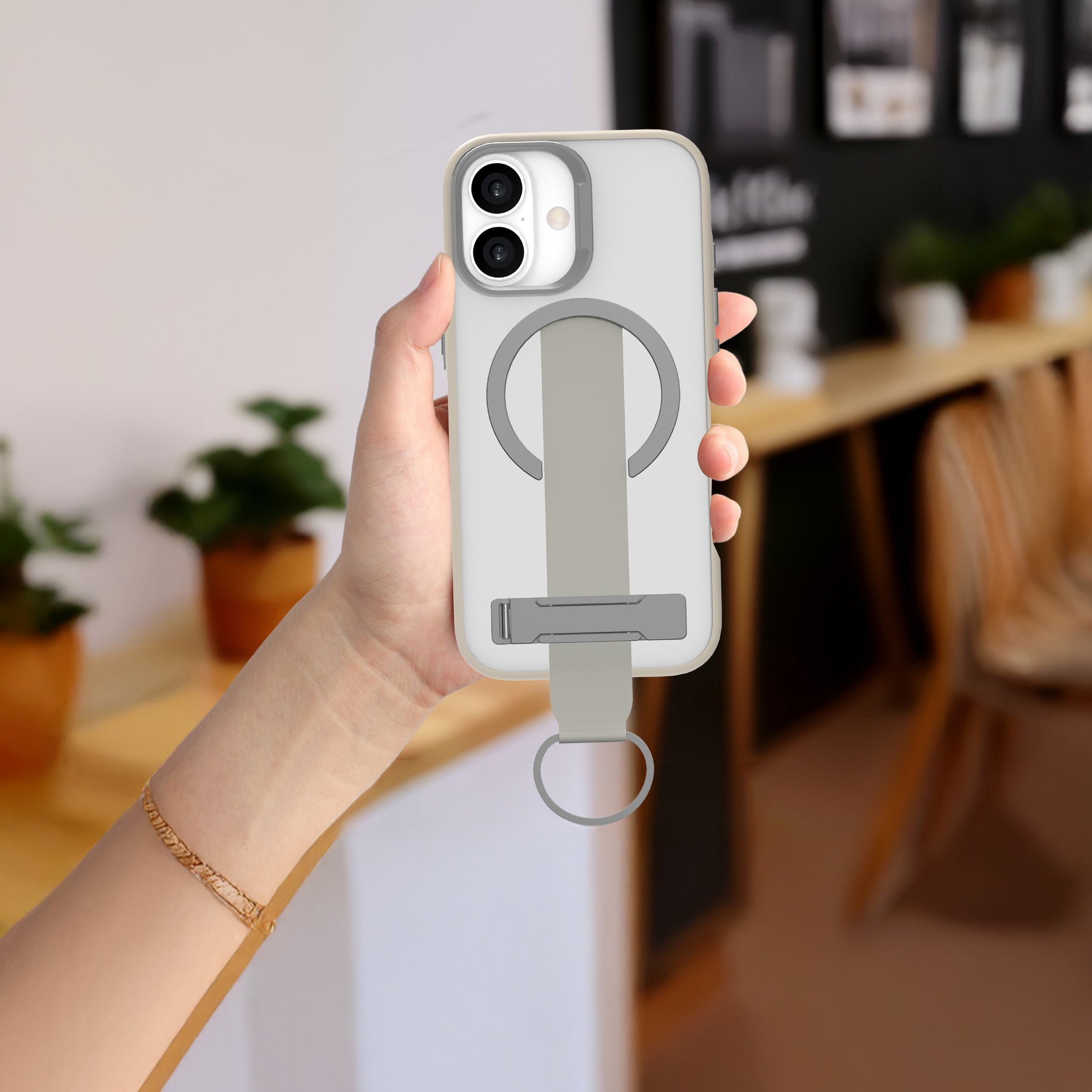 LZEL MagMatte Grip Case for iPhone 17