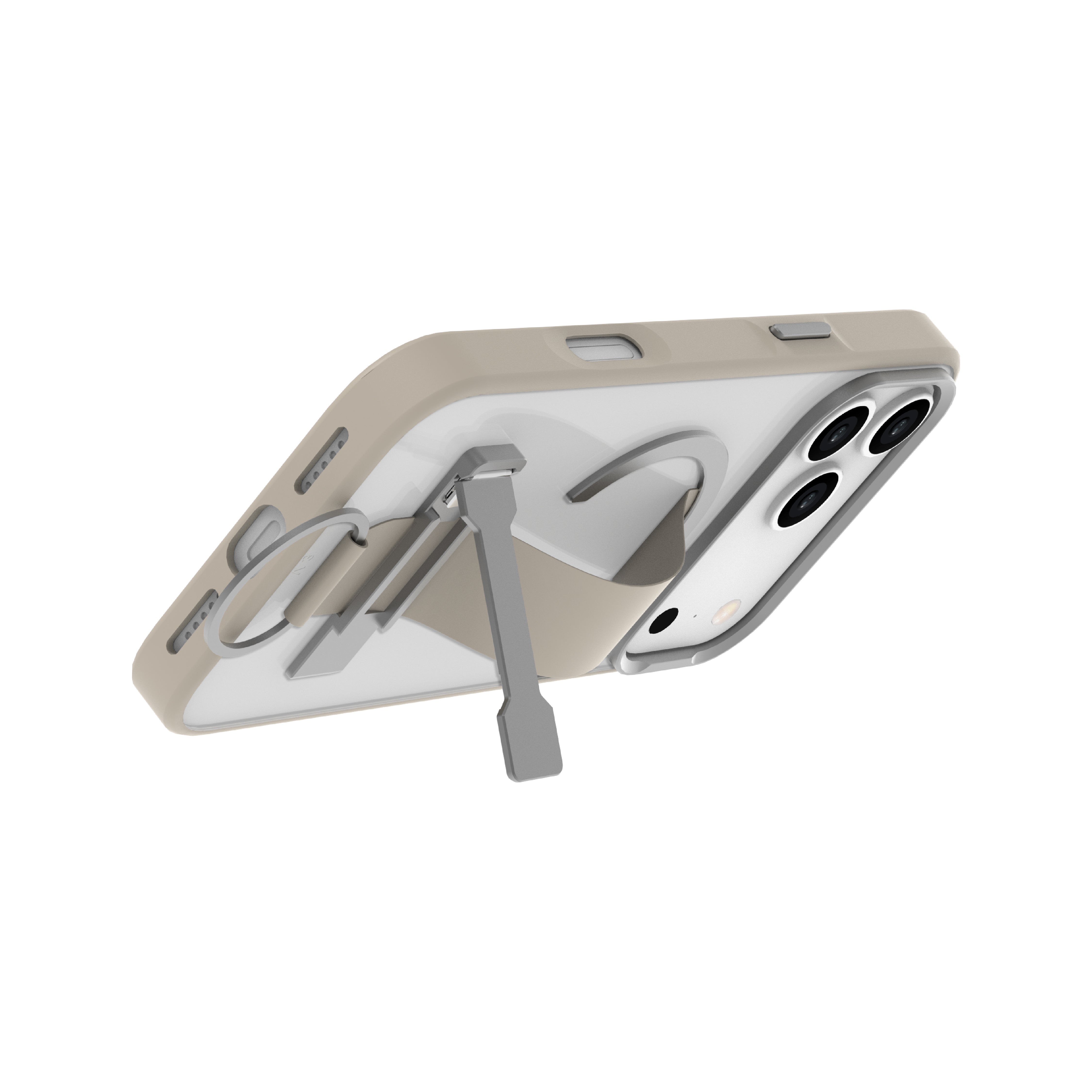 LZEL MagMatte Grip Case for iPhone 17 Pro Max | Titanium