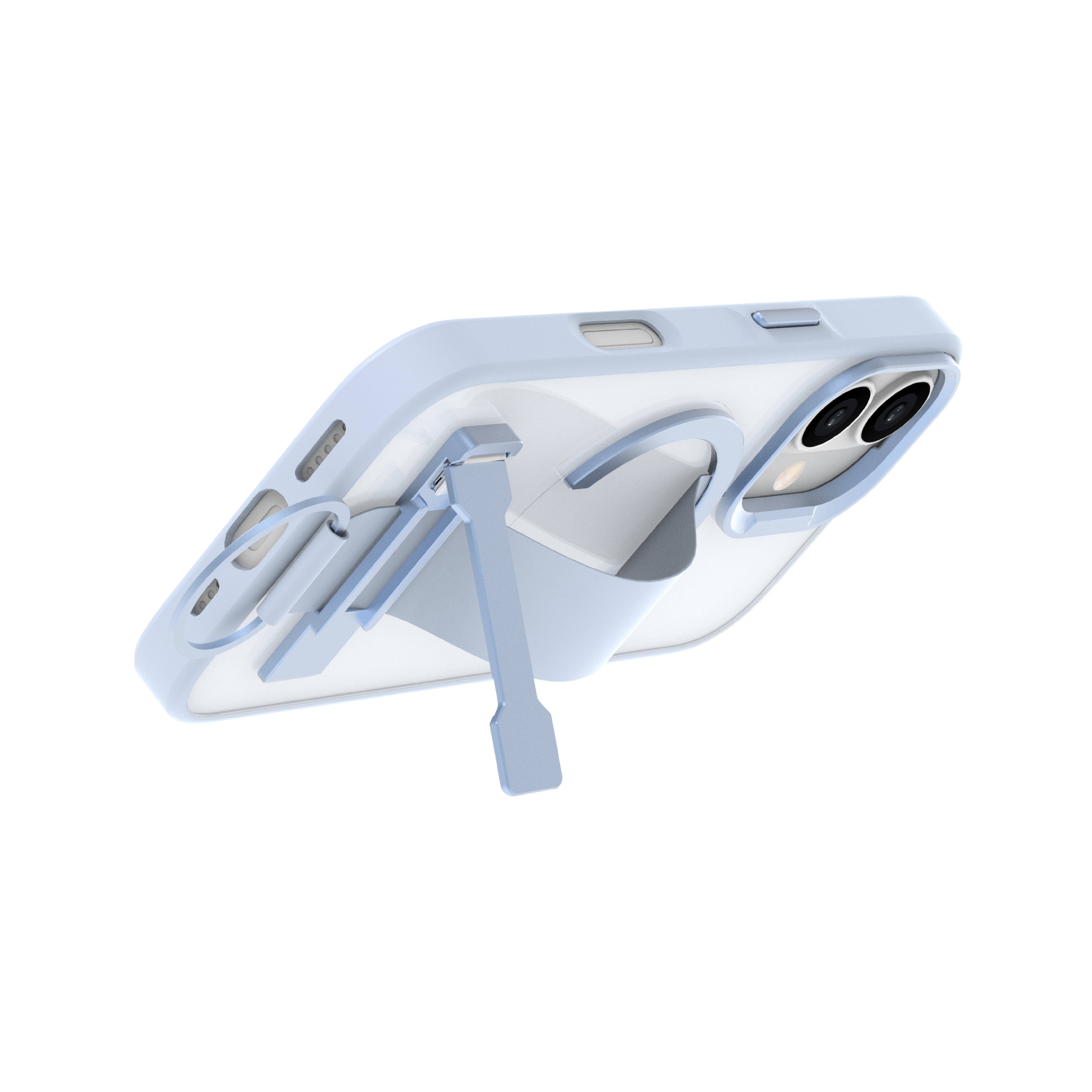 كفر حماية MagMatte Grip من LZEL لجهاز iPhone 17 | أزرق فاتح