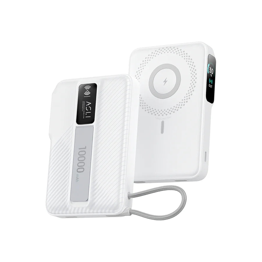 Asli Global Magcrest Flow 5-in-1 Magnetic 10000mAh PD Wireless Power Bank