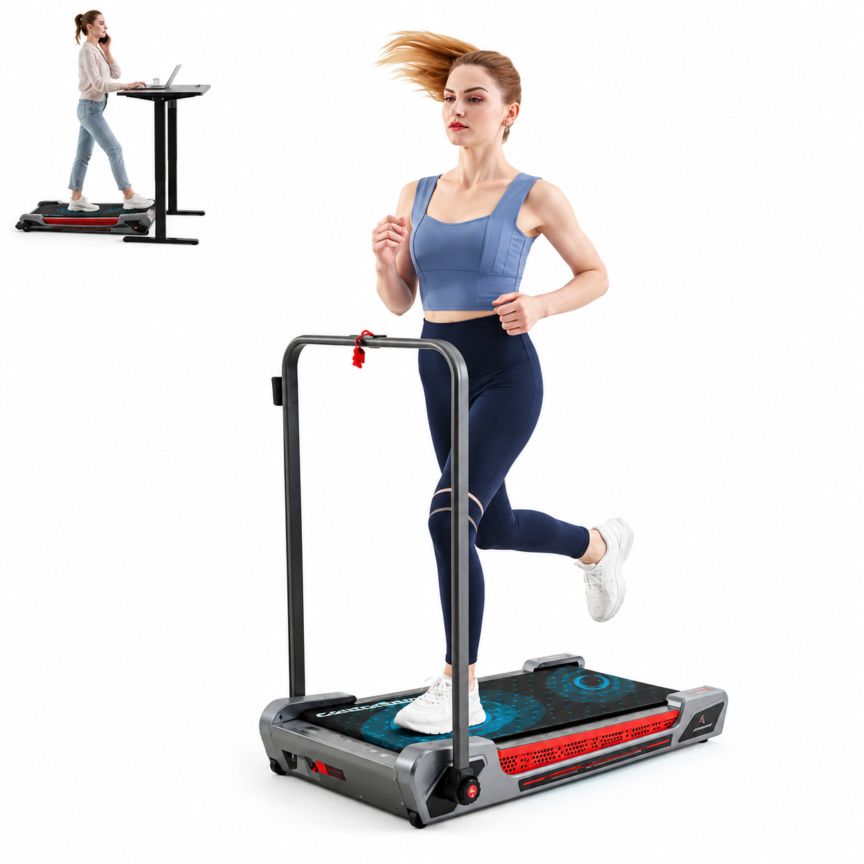 Egofit ComfortDeck M2T Suspension Technology Treadmill | Grey