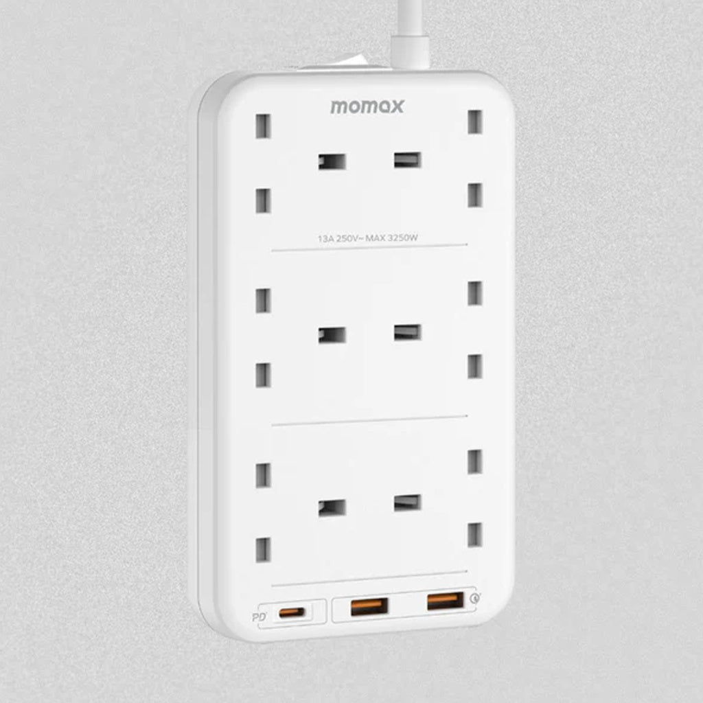 Momax ONEPLUG 6-Outlet Cube Extension Socket With USB