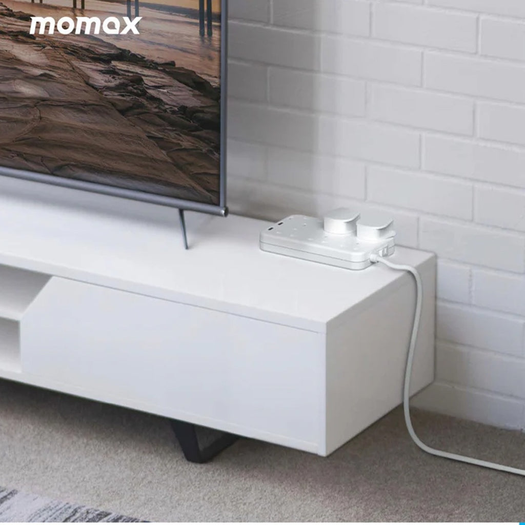 Momax ONEPLUG 6-Outlet Cube Extension Socket With USB