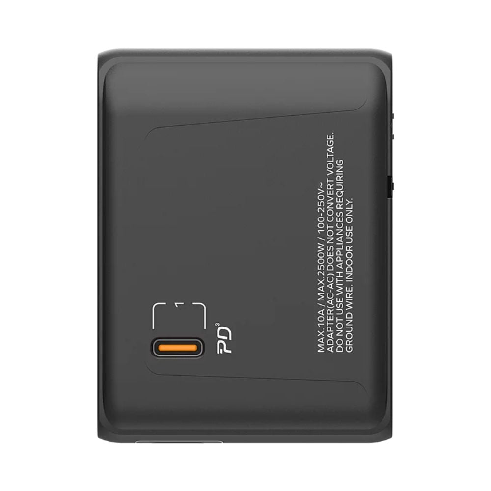 Momax 1-World PD 35W 5 Ports + AC Travel Adapter Black