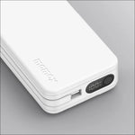 باور بانك Momax 1-Power Vital بسعة 10000mA بكيبل مدمج Usb-C و Lightning | أبيض