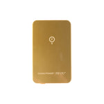 بطارية متنقلة Q.Mag Power 6 من Momax اللاسلكي المغناطيسي – شاحن MagSafe فائق النحافة بسعة 5000 مللي أمبير | ذهبي