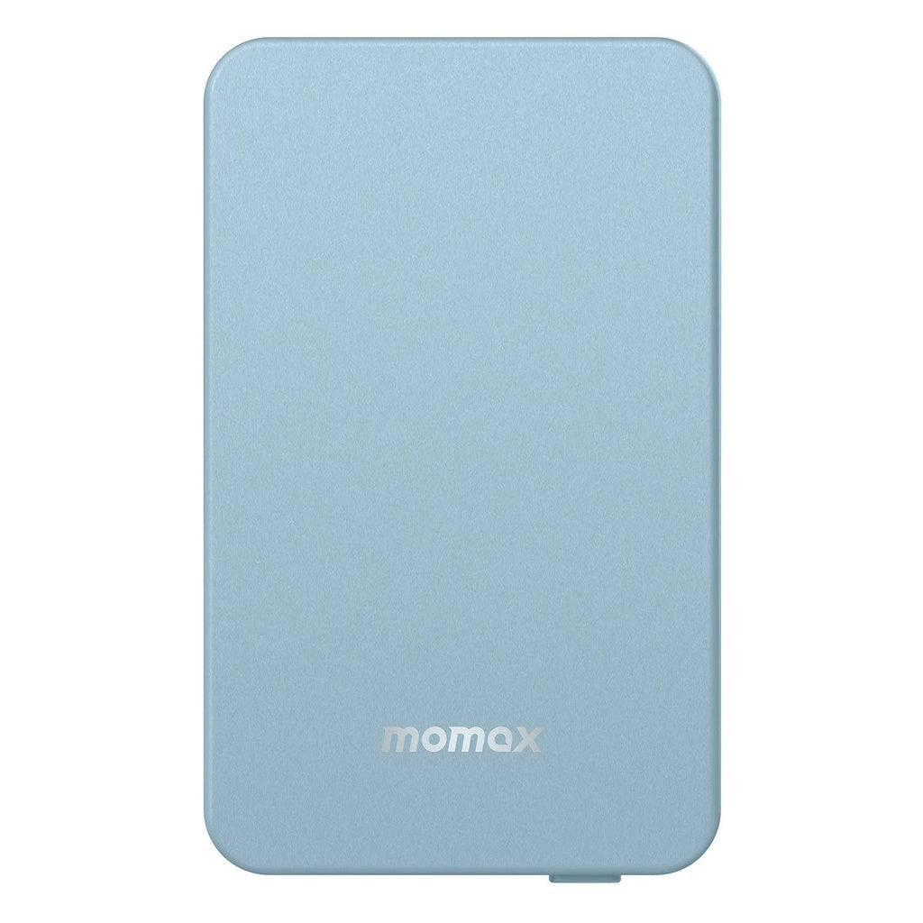 Momax Q.Mag Power 6 5000mAh Magnetic Wireless Battery Pack | Blue