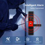 LZEL ZYNTRA Smart Door Lock with Alarm & Tuya App Control | Black