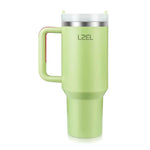 LZEL Tumbler With Handle 1100ML Aqua Pure Vacuum Insulated