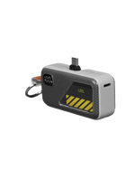 LZEL NanoFlux Charger Mini – 5,000mAh PD Type-C Power Bank with Built-in Lightning Cable | Gray