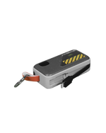 LZEL NanoFlux Charger Mini – 5,000mAh PD Type-C Power Bank with Built-in Lightning Cable | Gray