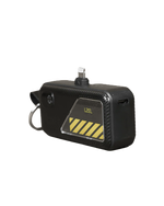 LZEL NanoFlux Charger Mini – 5,000mAh PD Lightning Power Bank with Built-in Type-C Cable | Black