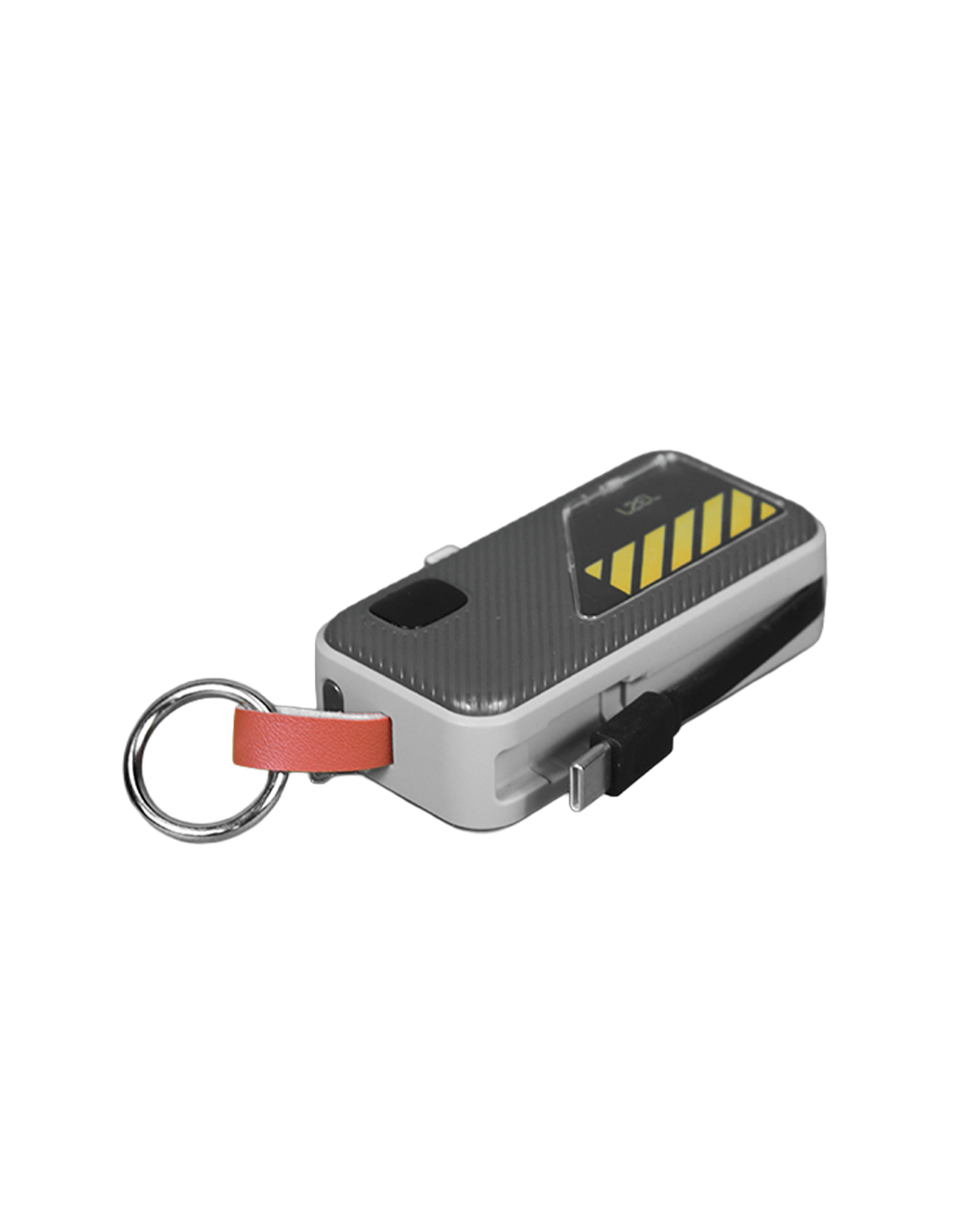 LZEL NanoFlux Charger Mini – 5,000mAh PD Lightning Power Bank with Built-in Type-C Cable | Gray