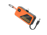 بطارية شحن من ليزل – NanoFlux Charger Mini بسعة 5000 مللي أمبير، يدعم تقنية الشحن السريع PD ومنفذ Lightning ، مزوّد بكابل Type-C مدمج