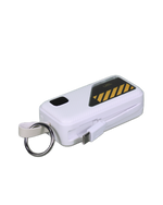 LZEL NanoFlux Charger Mini – 5,000mAh PD Lightning Power Bank with Built-in Type-C Cable