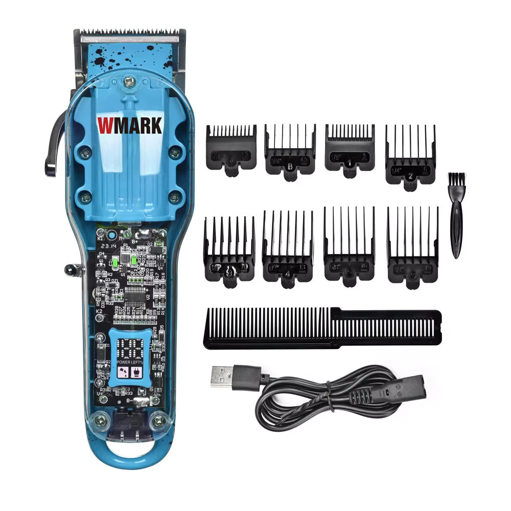 Wmark professional hair clipper - Blue | NG-412 BL