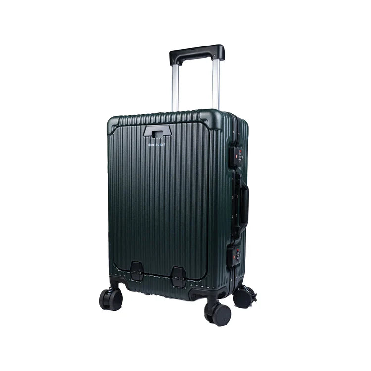 90 Percent 4 Wheels ABS Aluminum Frame 20 Inch Suitcase