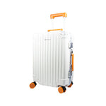 90 Percent 4 Wheels ABS Aluminum Frame 20 Inch Suitcase