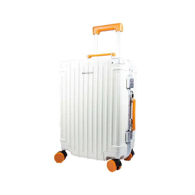 90 Percent 4 Wheels ABS Aluminum Frame 20 Inch Suitcase