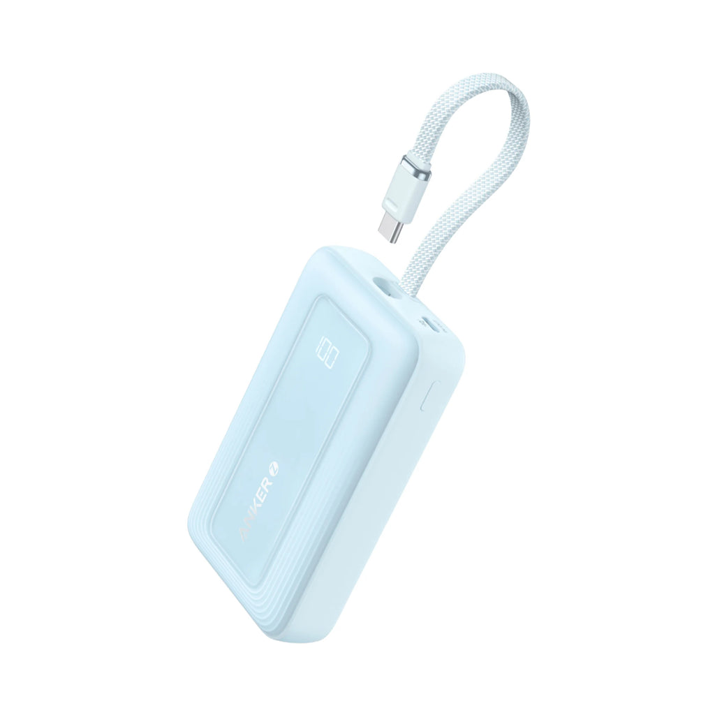 Anker Zolo Power Bank With Built-In USB-C 20,000mAh 30W - Blue