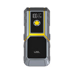 معزز لبطارية السيارة EnergizeIgnite X من ليزل مع ضاغط الهواء و مصباح LED بسعة 12 ألف مللي أمبير | رمادي / أصفر