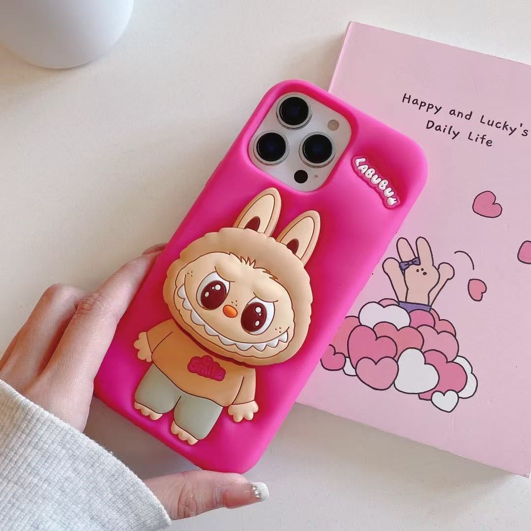 Cute Face Doll Case for iPhone 16 Pro | Mixed Colors