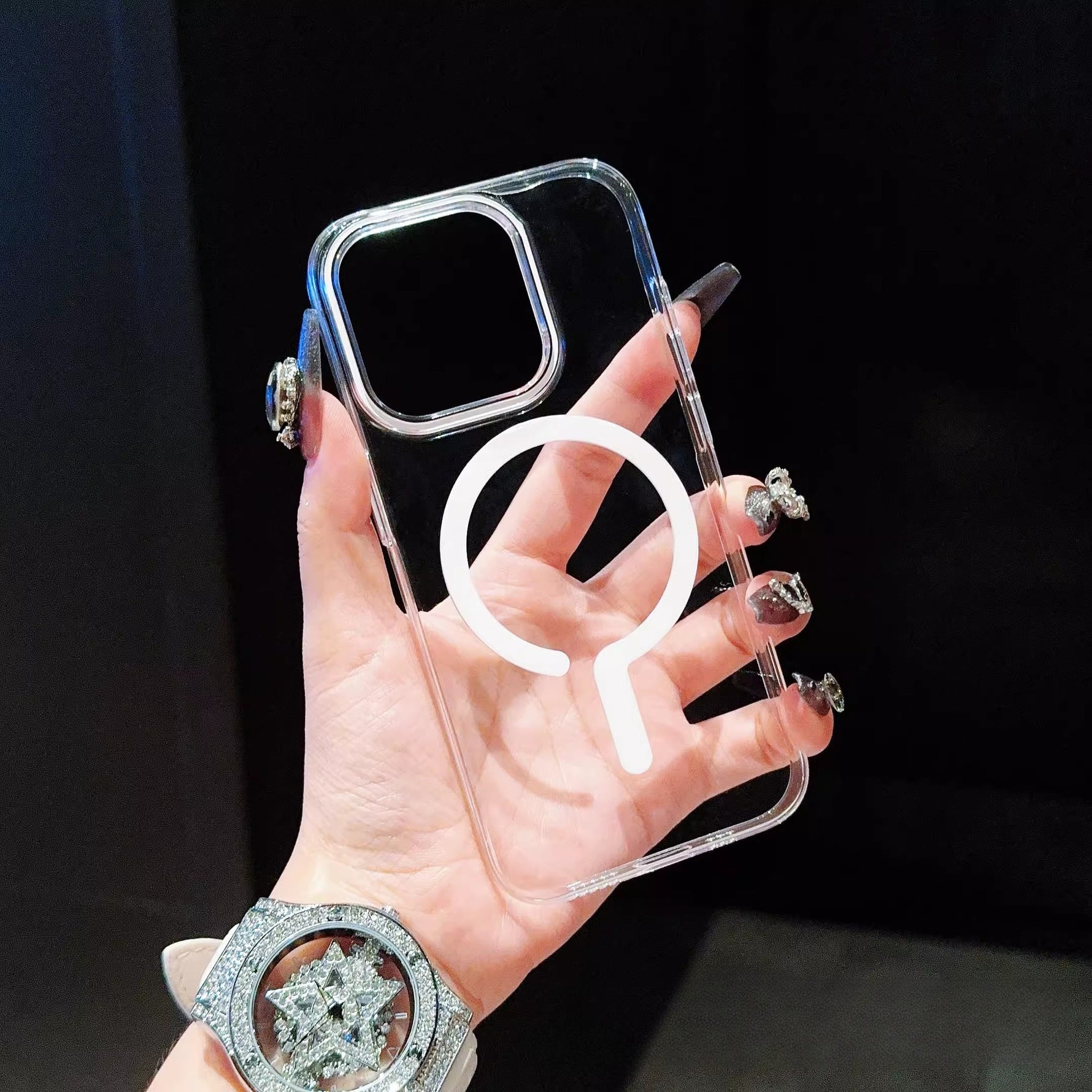 كڤر حماية شفاف من 90 Percent لهاتف iPhone 14 Pro مع MagSafe