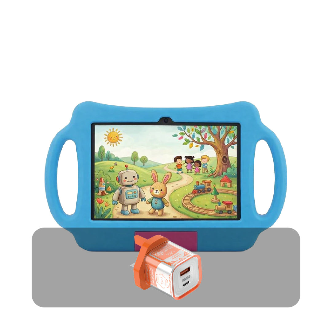 Oteeto Tab 75 Tablet 6GB RAM + 256GB Storage + Bundle Offer | Blue