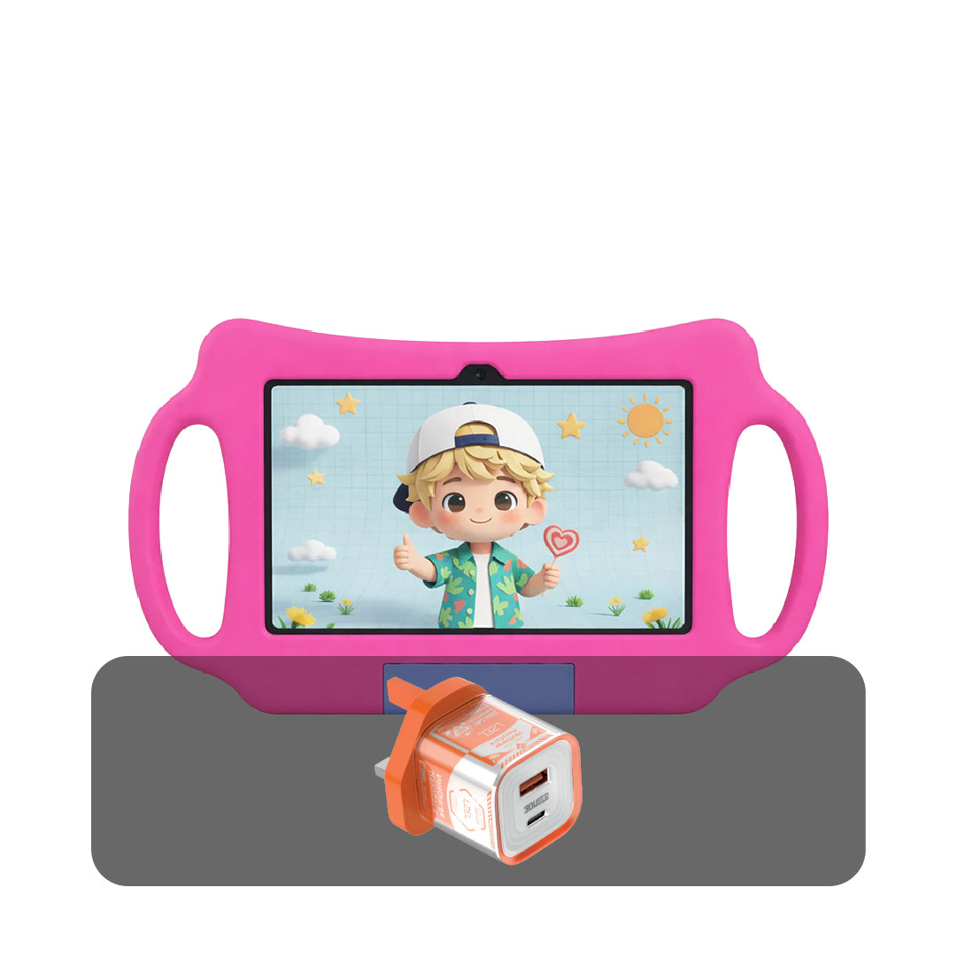 Oteeto Tab 75 Tablet 6GB RAM + 256GB Storage + Bundle Offer | Pink