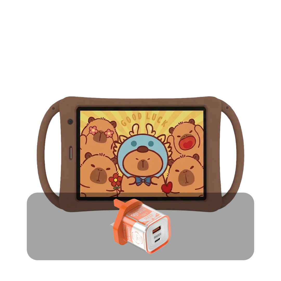 Oteeto TAB 8 Kids Tablet 8-Inch 6GB RAM, 128GB + Bundle Offer | Brown