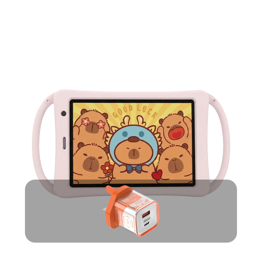 Oteeto TAB 8 Kids Tablet 8-Inch 6GB RAM, 128GB  + Bundle Offer | Pink