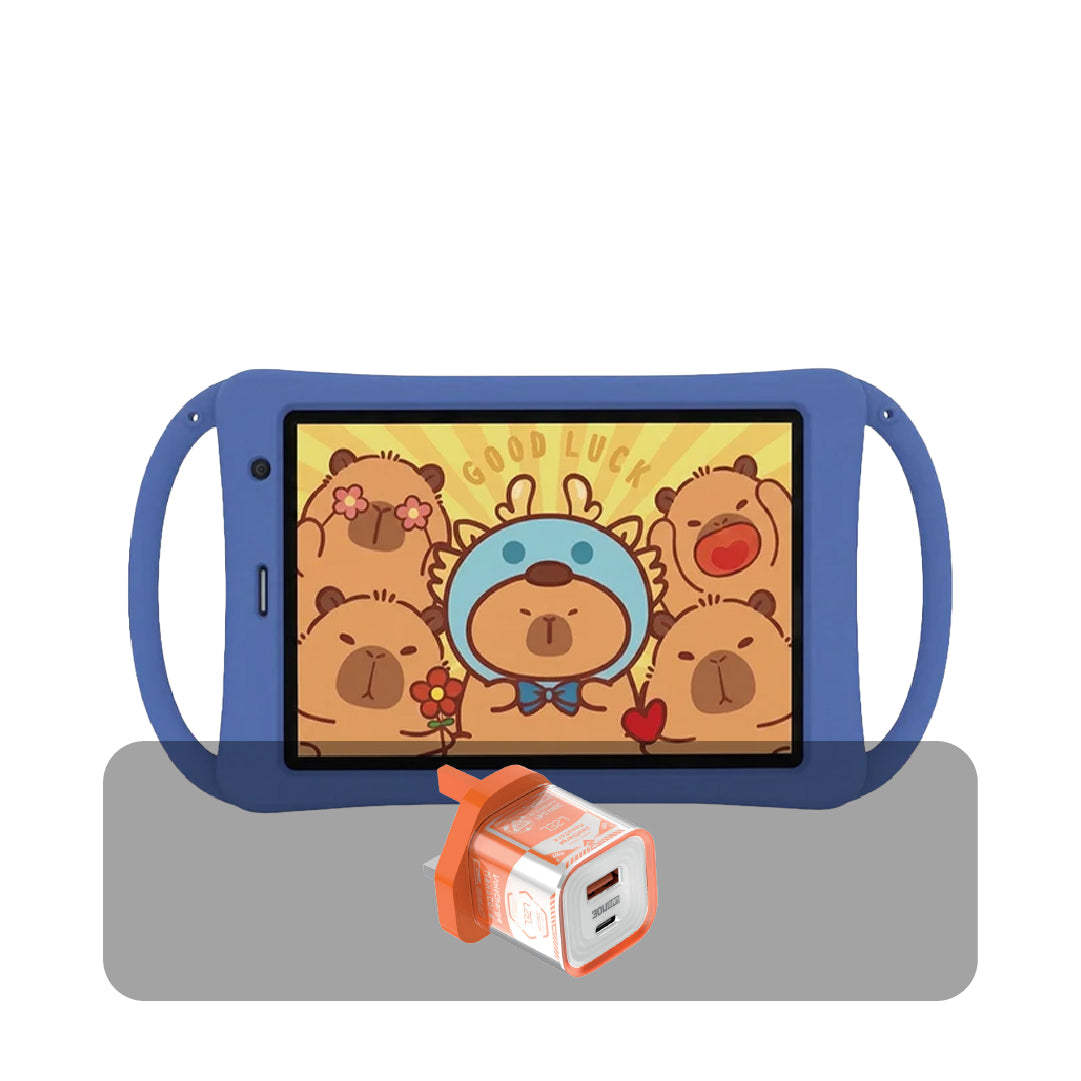 Oteeto TAB 8 Kids Tablet 8-Inch 6GB RAM, 128GB + Bundle Offer | Blue