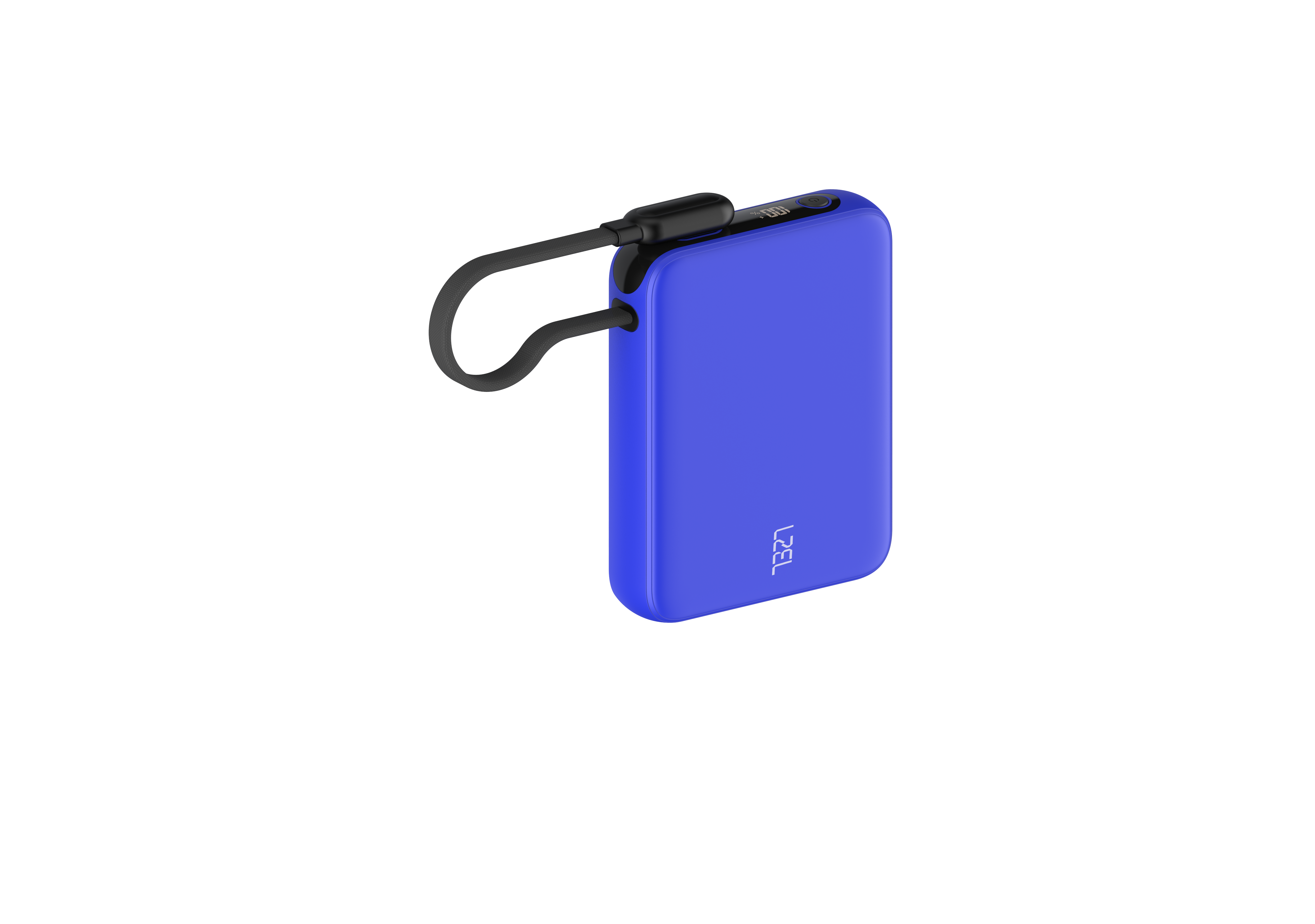 LZEL PrimeBrio 5K Mini PD Power Bank – 5000mAh, 20W, Built-in Type-C Cable | Blue
