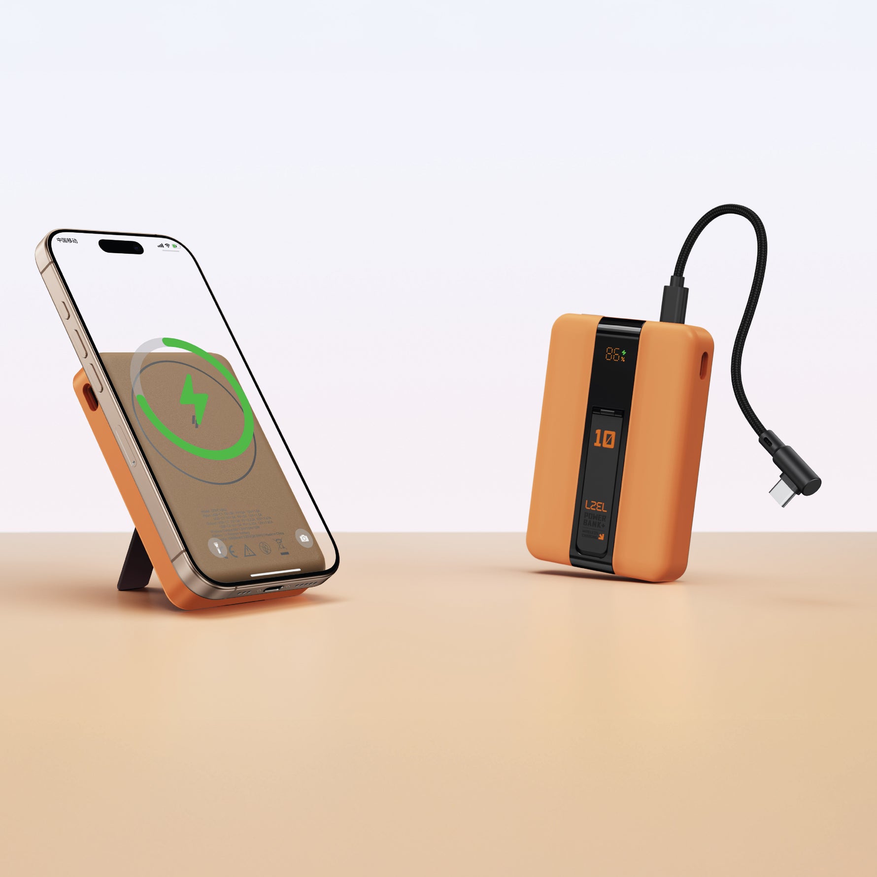 LZEL ZenoFlex MaxCharge 10000mAh Wireless Charging Power Bank – 20W Wired Output / 18W Input (15W Wireless)