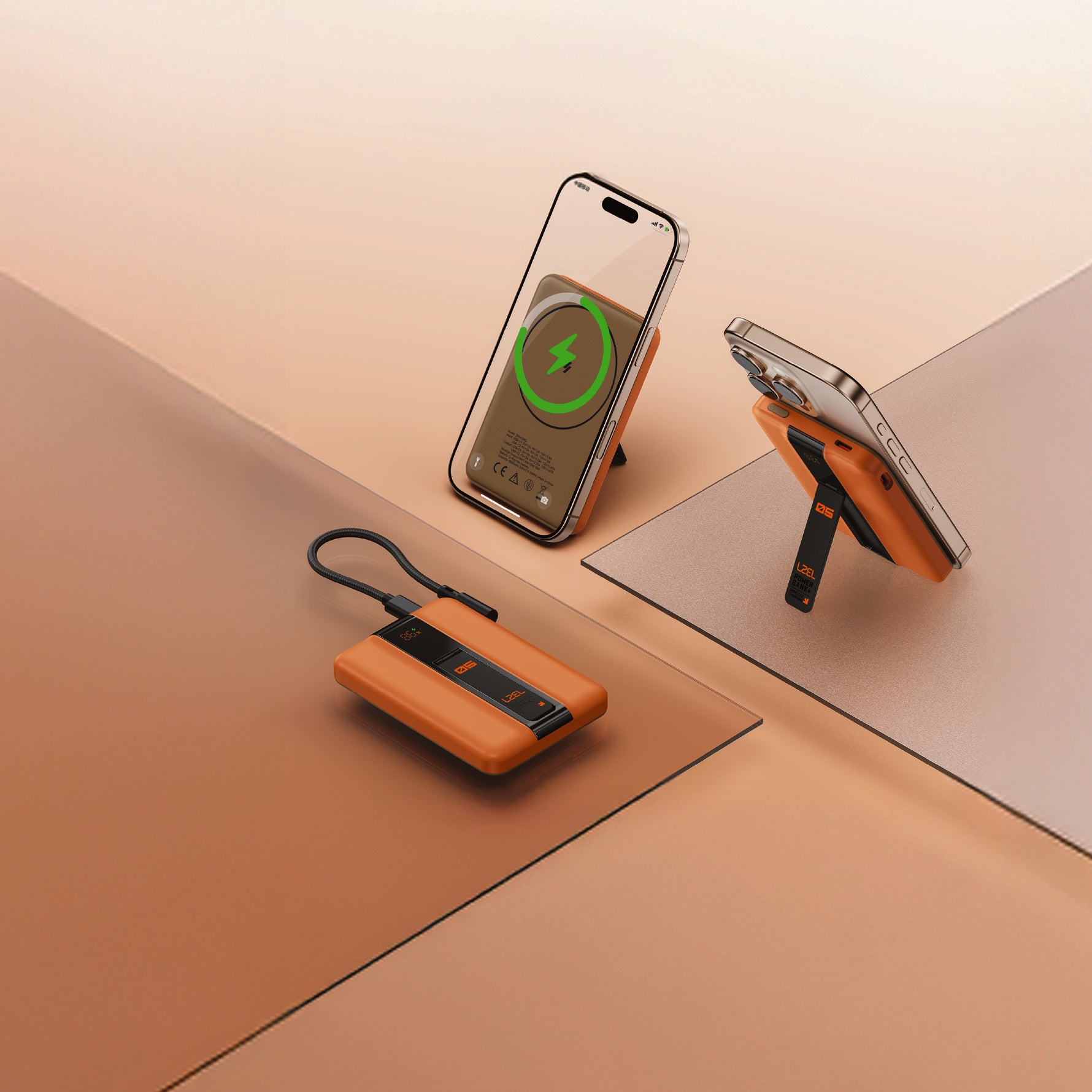 LZEL ZenoFlex MaxCharge 5000mAh Wireless Charging Power Bank – 20W Wired Output / 18W Input (15W Wireless)