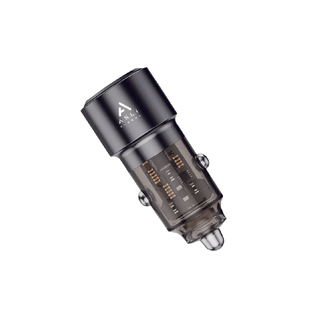 Asli Global Power Ride Pro 90w Car Charger Dual USB-C