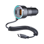 Asli Global Primuscharge X Dual Port Transparent Car Charger 60W With PD & QC3.0