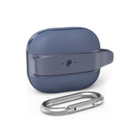 AHASTYLE AirPods 3 TPU + Silicone Cover with Carabiner | Blue