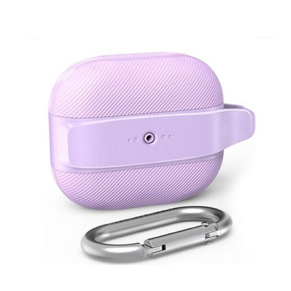 AHASTYLE AirPods 3 TPU + Silicone Cover with Carabiner - Purple (PT179P)